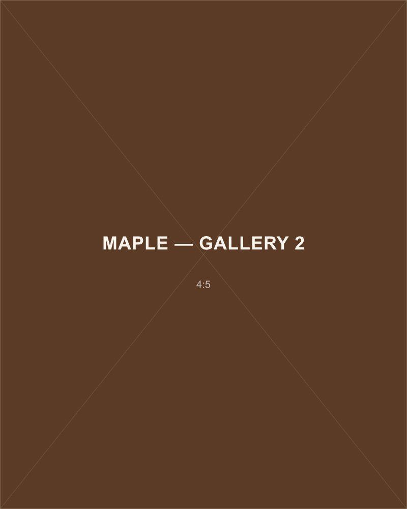 Maple — fotogalerij